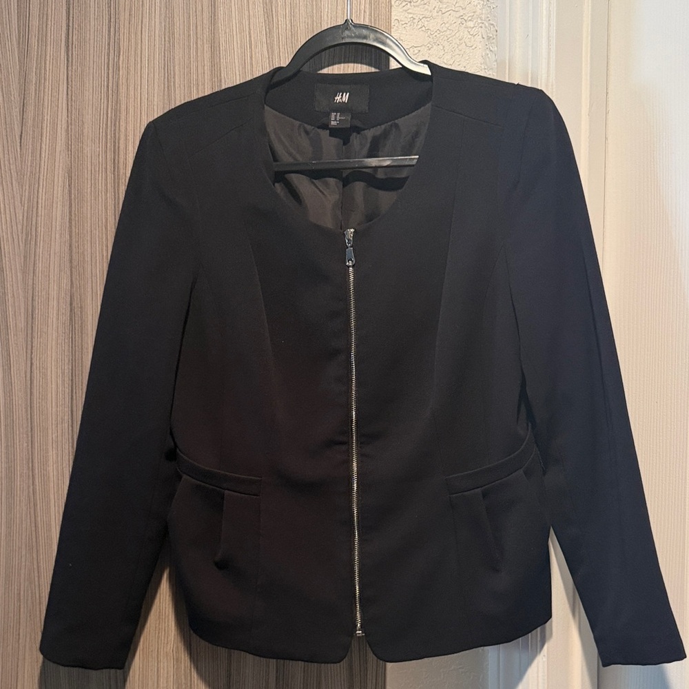 H&M Women's Black Blazer Jacket